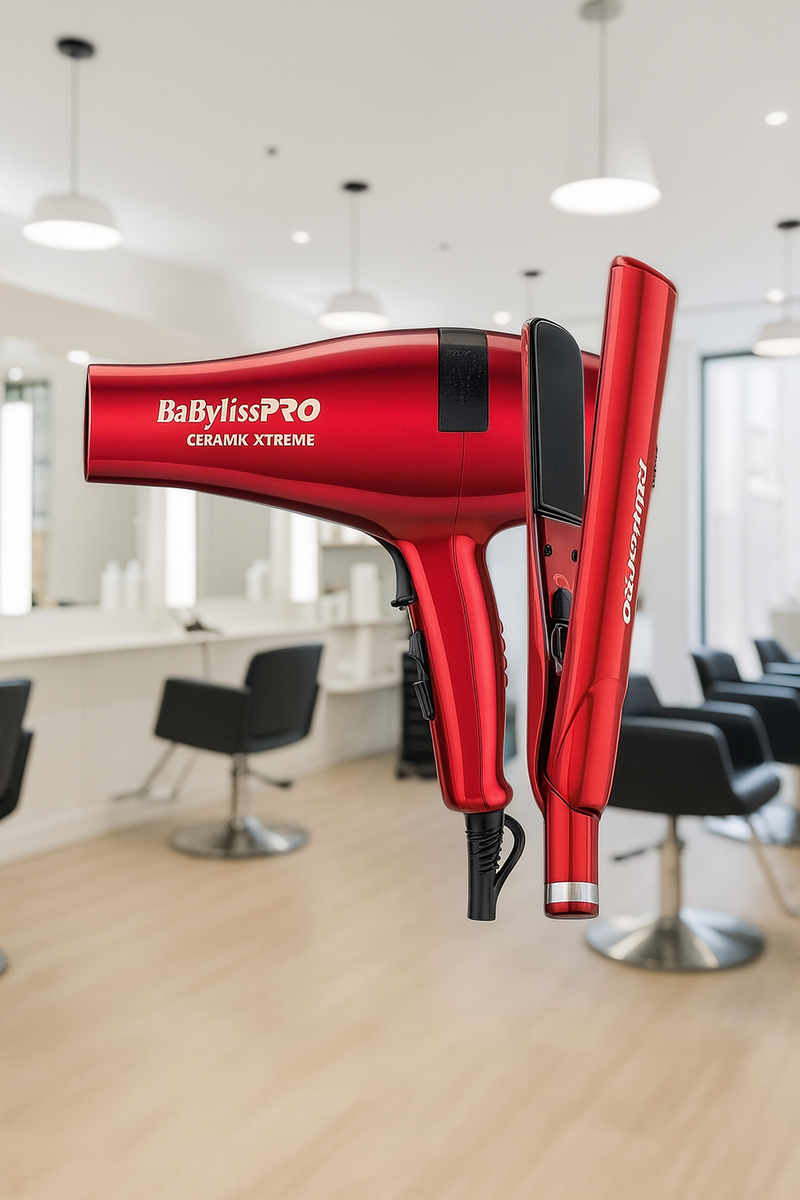 SET PLANCHA + SECADOR BABYLISS MODELO CERAMIX XTREME