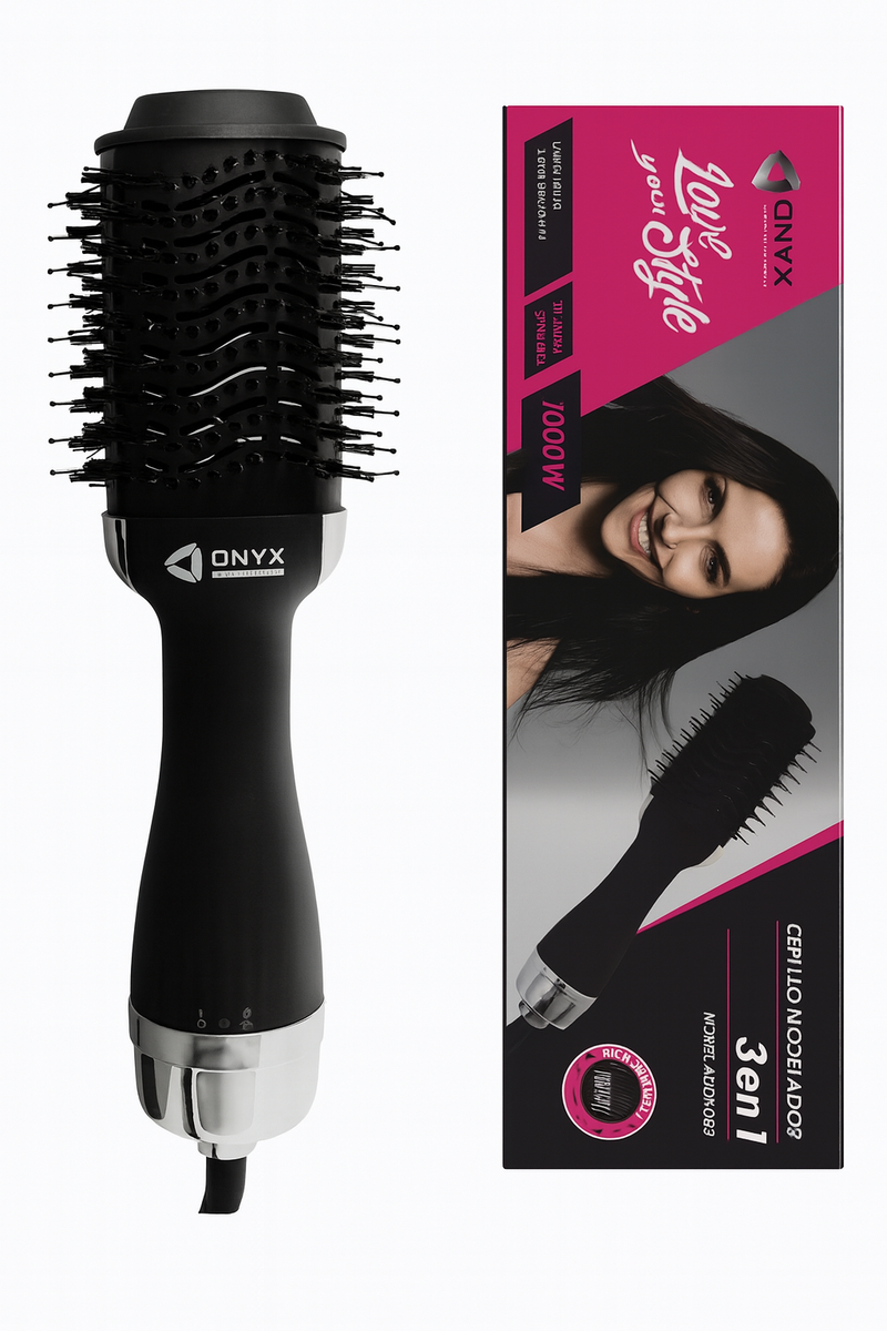 CEPILLO MODELADOR ALISADOR 3 EN 1 ORYX MODELO OR1202