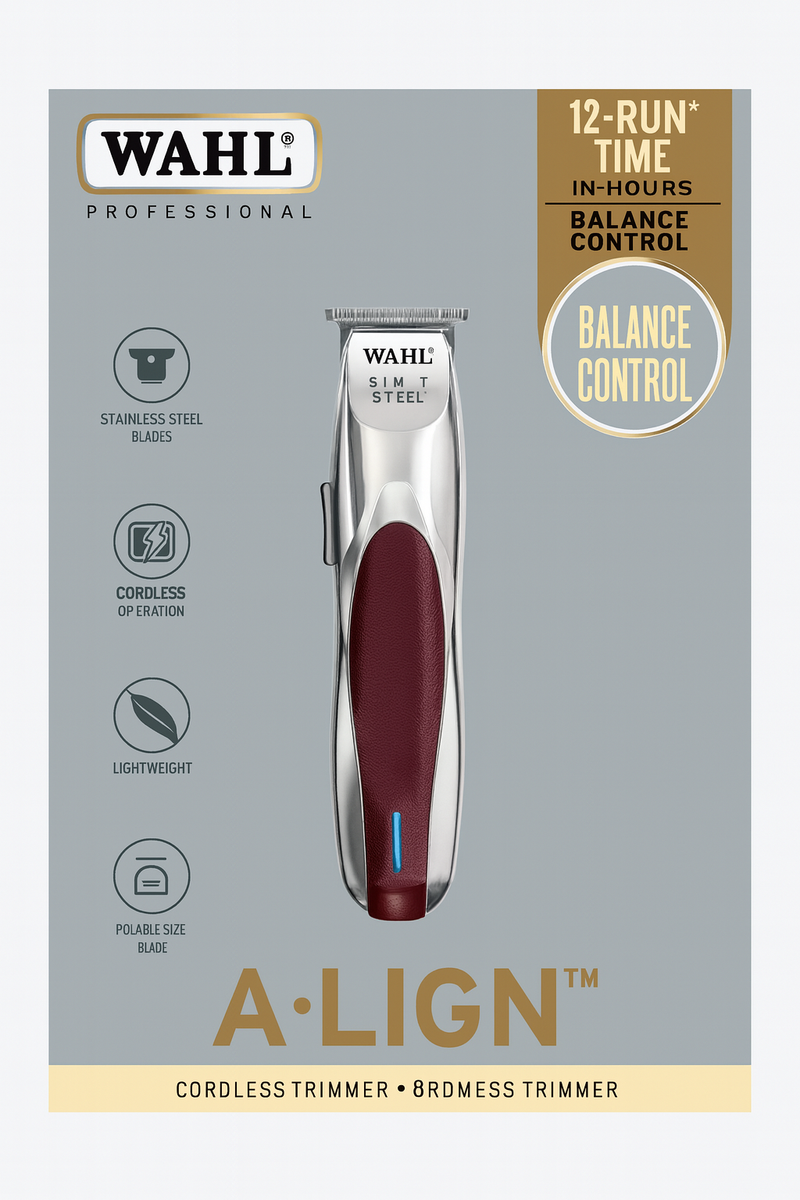 CORTADORA PATILLERA INALÁMBRICA PROFESIONAL WAHL MODELO A-LIGN SERIE 5 STAR