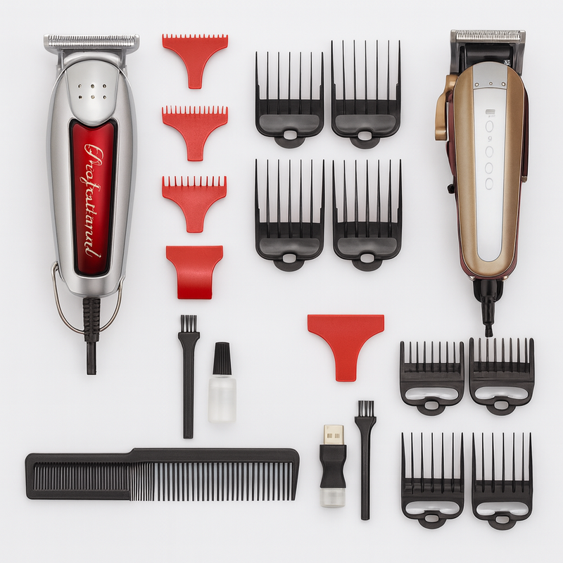 COMBO BARBER CORTADORA WAHL LEGEND CABLE + DETAILER CON CABLE SERIE 5 STAR