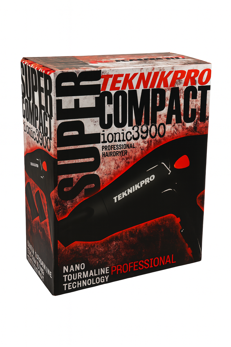 SECADOR PROFESIONAL TEKNIKPRO 3900 SUPERCOMPACT IONIC
