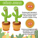JUGUETE DE CACTUS QUE CANTA BAILANDO, ALIVIO DE ESTRÉS
