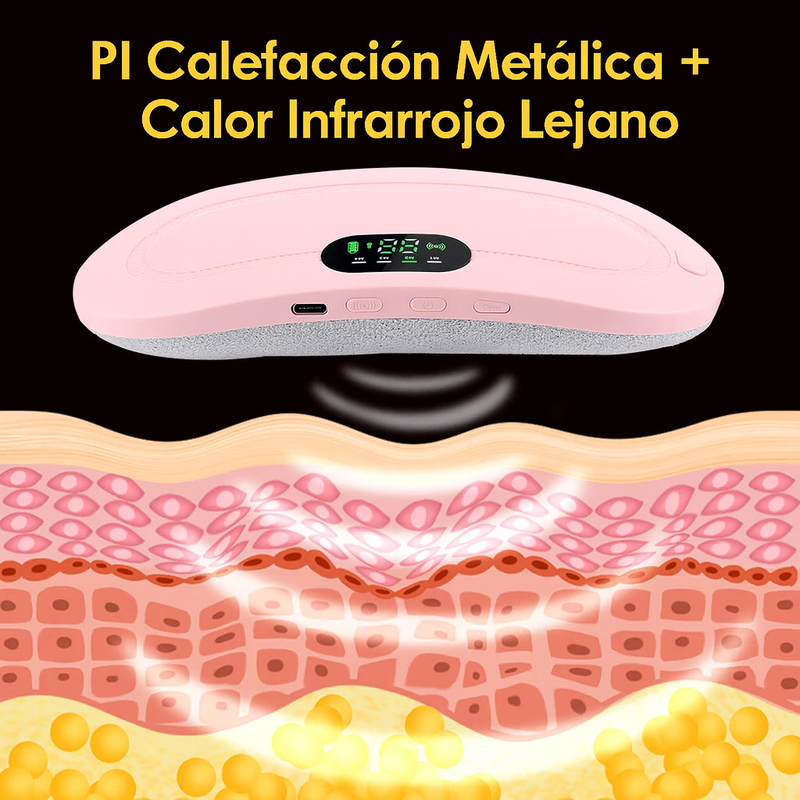 ALMOHADILLA MASAJEADORA TÉRMICA ALIVIO DE DOLORES MENSTRUALES