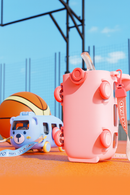 BOTELLA DE AGUA PORTÁTIL CON CORREA PARA EL HOMBRO