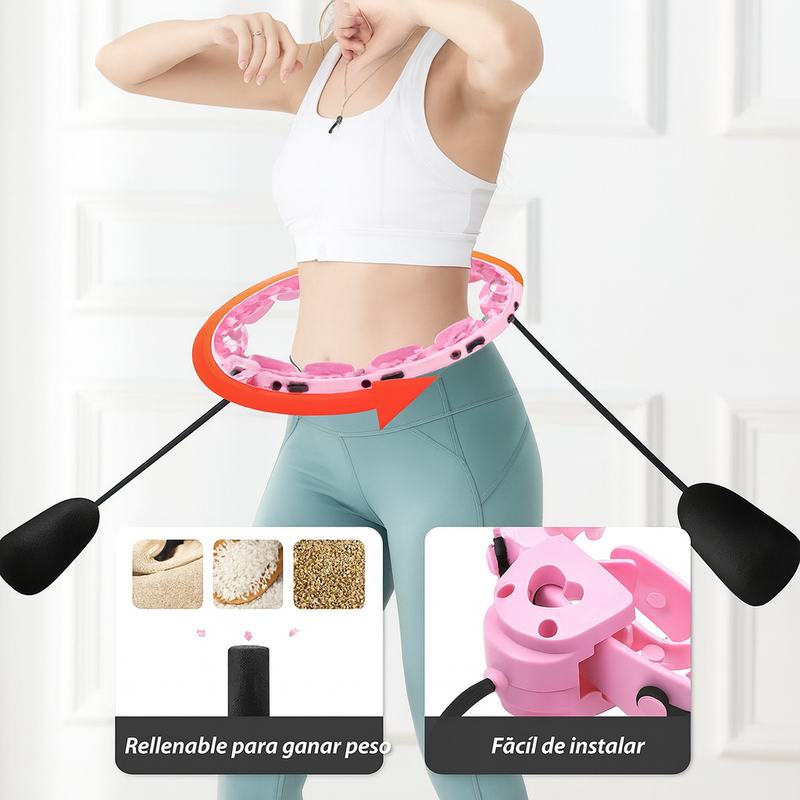 SmartFit Hoop – Aro Deportivo Ajustable de Masaje