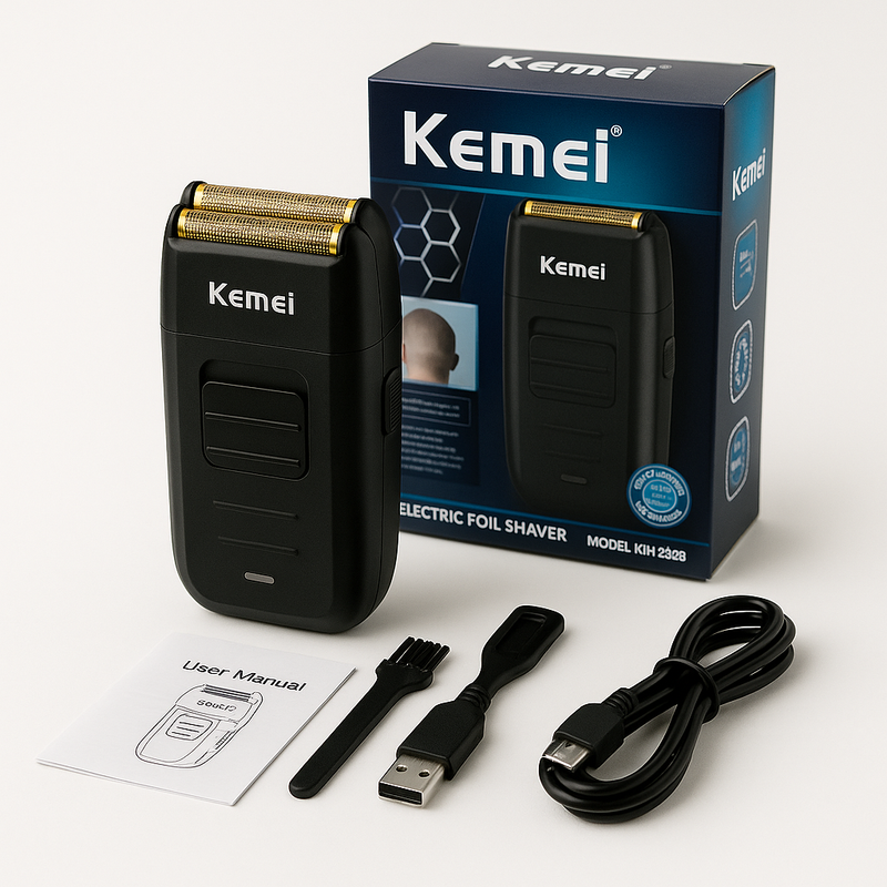 AFEITADORA SHAVER INALAMBRICA  KEMEI