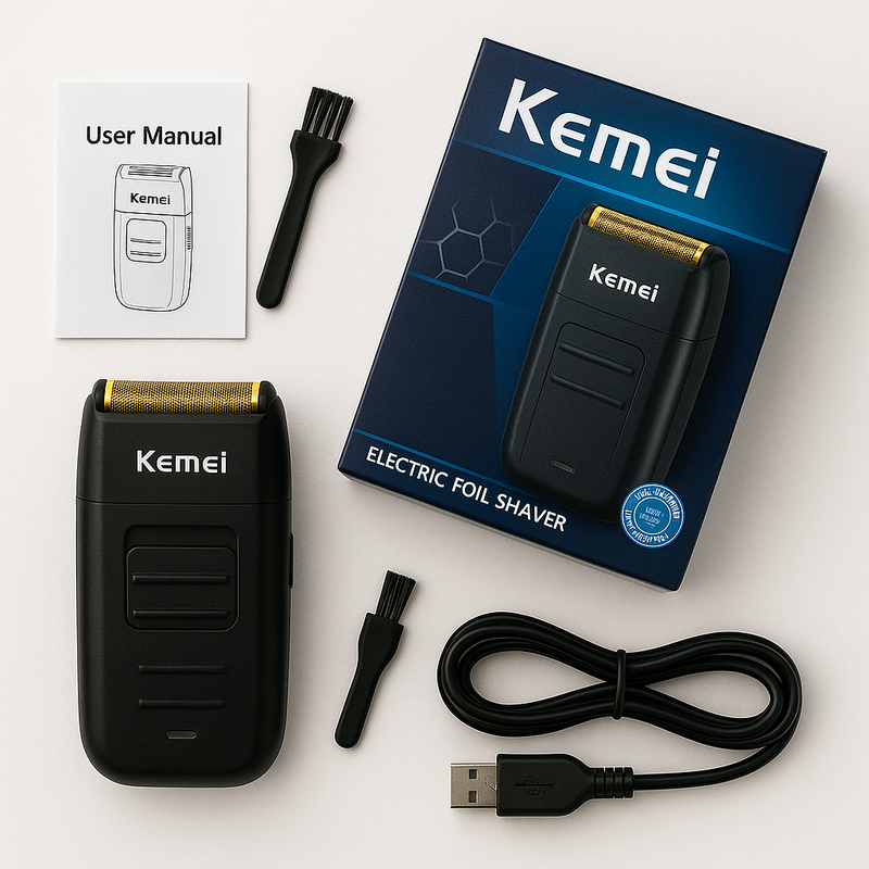 AFEITADORA SHAVER INALAMBRICA  KEMEI