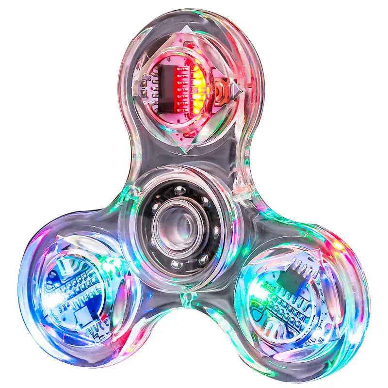 ✨ Fidget Spinner LED Luminoso – ¡Diversión y relax en cada giro!