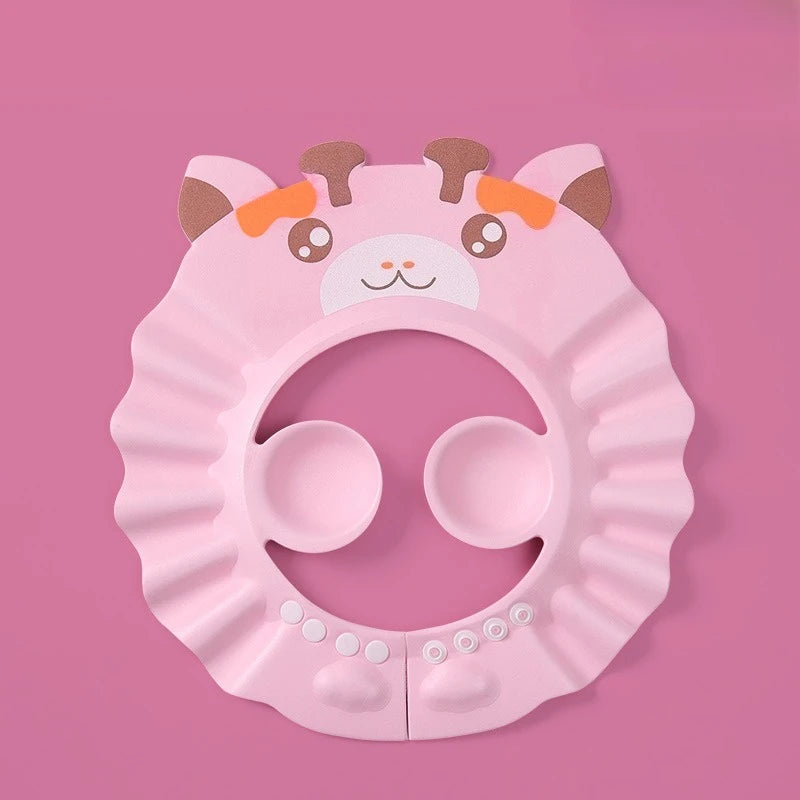 🛁 Gorro de Baño Infantil Ajustable – ¡Protección y comodidad en cada ducha!