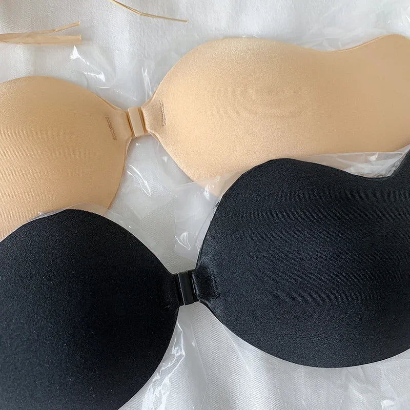 CORPIÑOS FREEBRA TELA SILICONA ADHESIVO AJUSTABLE PUSH UP